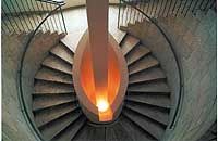 18- going down other 'symbolic' stairs,feminine Gnostic 'womb' fertility symbol?
